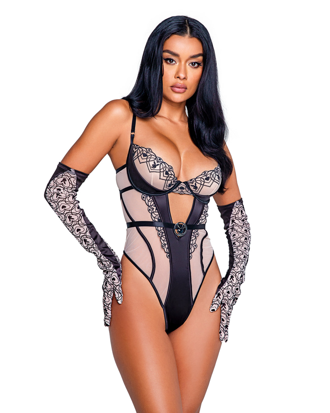 PBLI110 - Playboy Bunny Kiss Teddy Roma Costume, Inc. PBLI110 - Playboy Bunny Kiss Teddy Roma Costume, Inc.