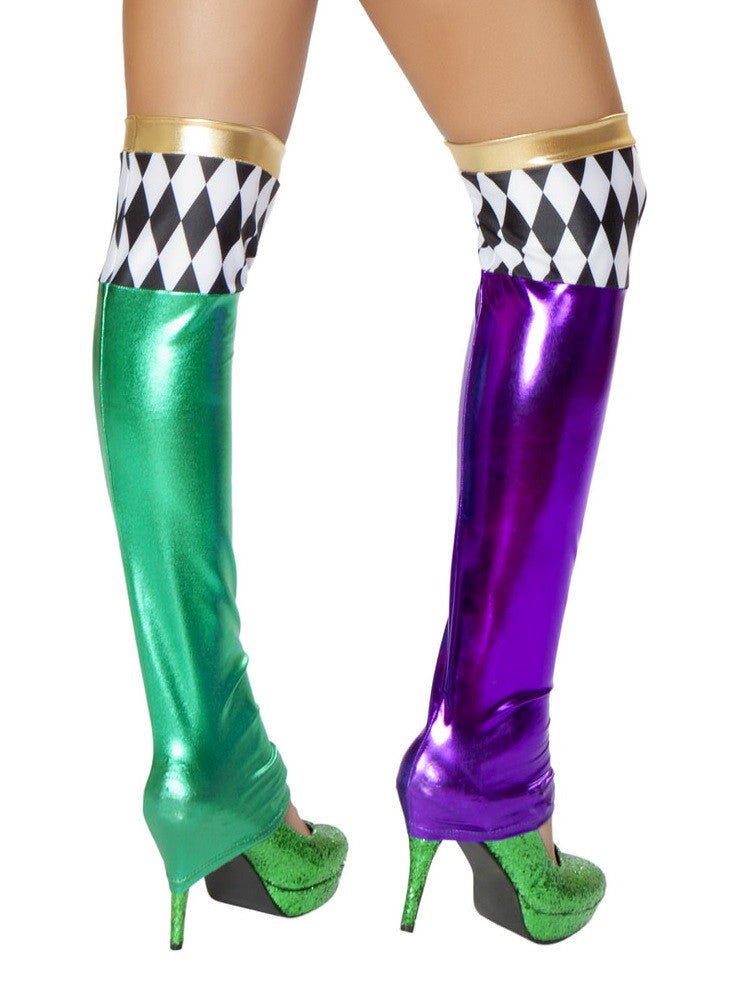 ST4723 - Green/Purple Jester Leggings